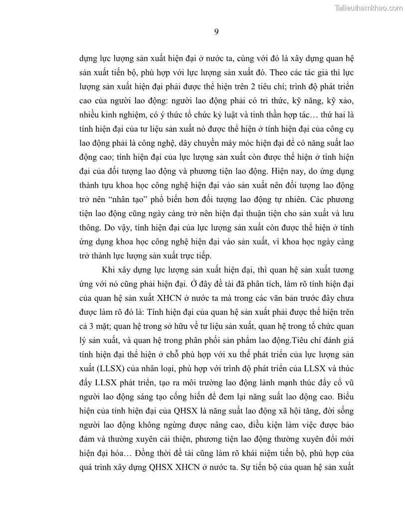 Luận án tiến sĩ Chủ nghĩa duy vật biện chứng và chủ nghĩa duy vật lịch sử Về sự biến đổi của quan hệ sản xuất xã hội chủ nghĩa trong thời kỳ đổi mới ở Việt Nam - 2 Trang 15