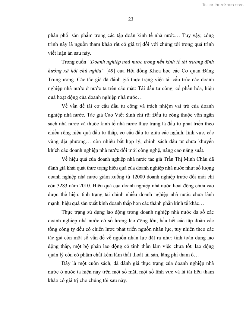 Luận án tiến sĩ Chủ nghĩa duy vật biện chứng và chủ nghĩa duy vật lịch sử Về sự biến đổi của quan hệ sản xuất xã hội chủ nghĩa trong thời kỳ đổi mới ở Việt Nam - 3 Trang 29