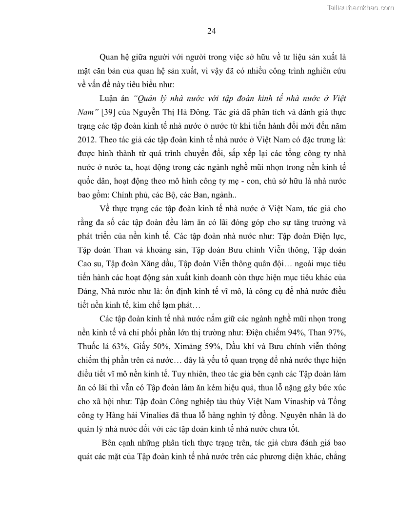Luận án tiến sĩ Chủ nghĩa duy vật biện chứng và chủ nghĩa duy vật lịch sử Về sự biến đổi của quan hệ sản xuất xã hội chủ nghĩa trong thời kỳ đổi mới ở Việt Nam - 3 Trang 30