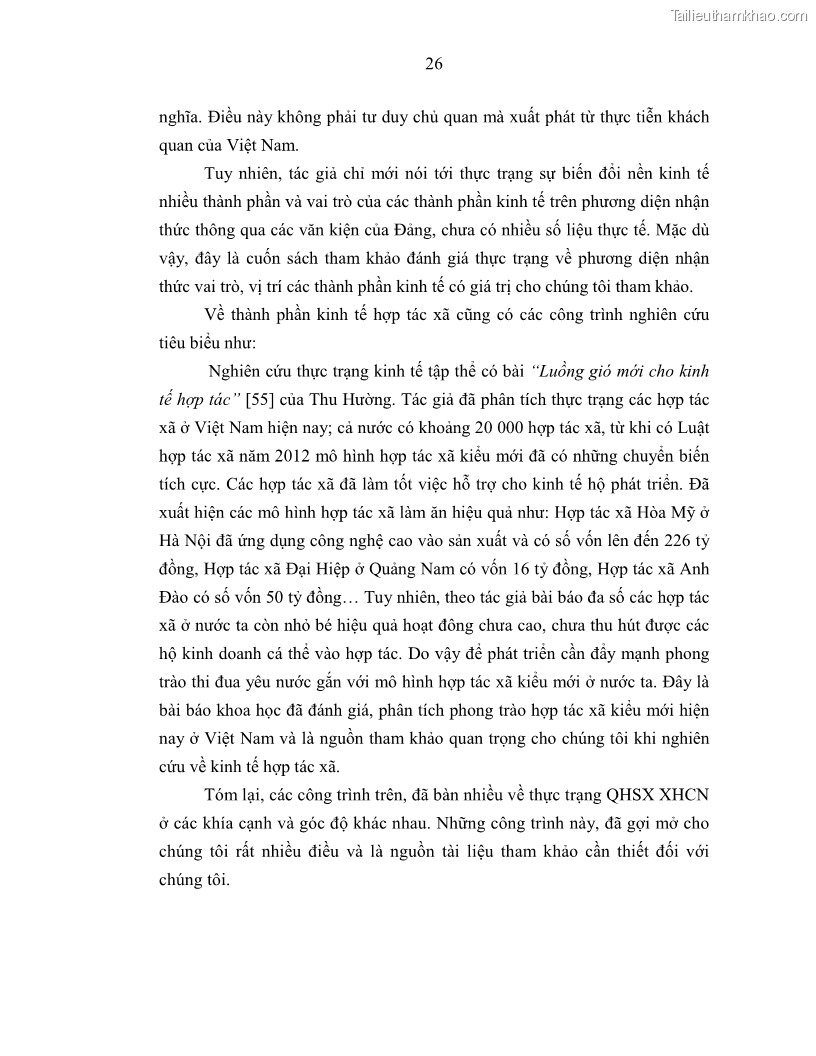 Luận án tiến sĩ Chủ nghĩa duy vật biện chứng và chủ nghĩa duy vật lịch sử Về sự biến đổi của quan hệ sản xuất xã hội chủ nghĩa trong thời kỳ đổi mới ở Việt Nam - 3 Trang 32