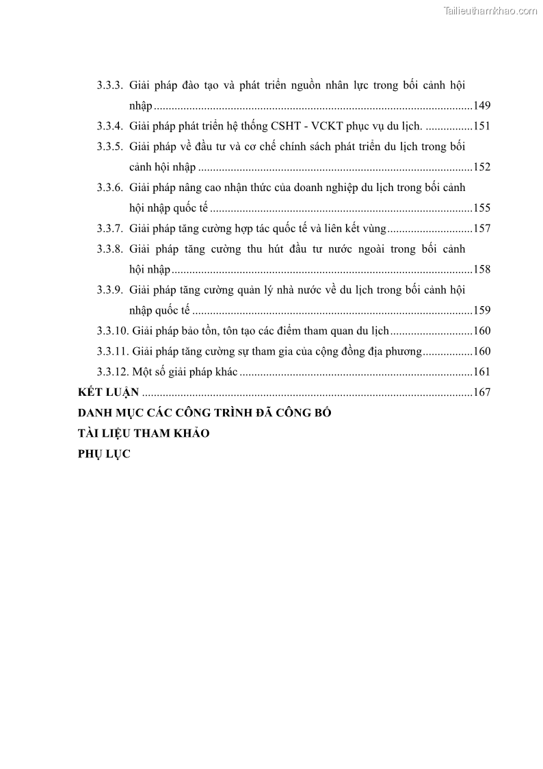 Luận án tiến sĩ địa lý học Phát triển du lịch tỉnh Tây Ninh thời kì hội nhập - 1 Trang 7