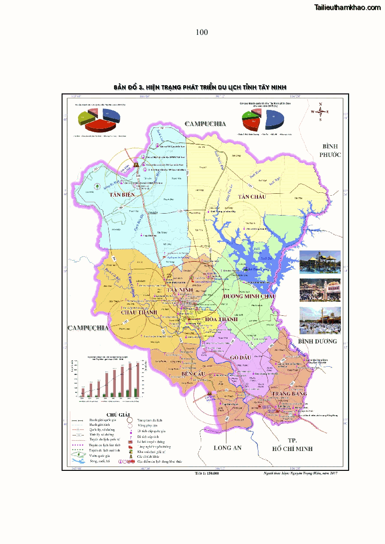 Luận án tiến sĩ địa lý học Phát triển du lịch tỉnh Tây Ninh thời kì hội nhập - 10 Trang 111