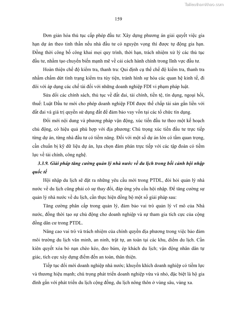 Luận án tiến sĩ địa lý học Phát triển du lịch tỉnh Tây Ninh thời kì hội nhập - 15 Trang 170