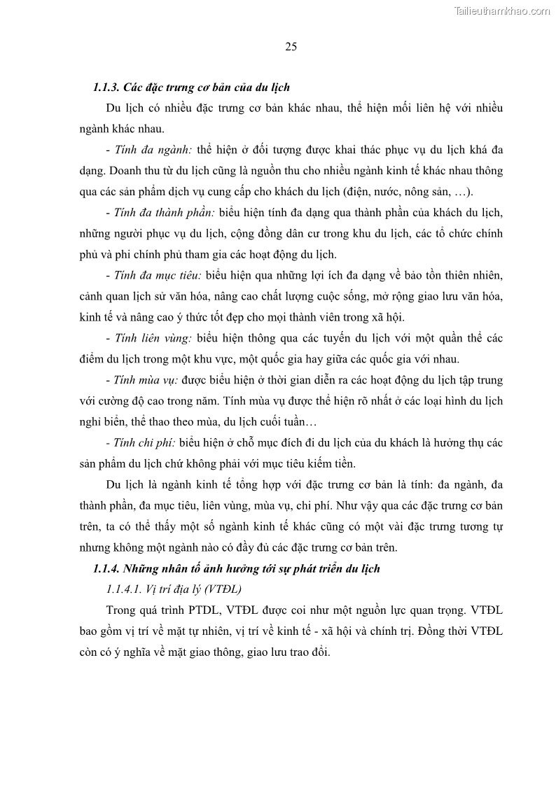 Luận án tiến sĩ địa lý học Phát triển du lịch tỉnh Tây Ninh thời kì hội nhập - 3 Trang 36