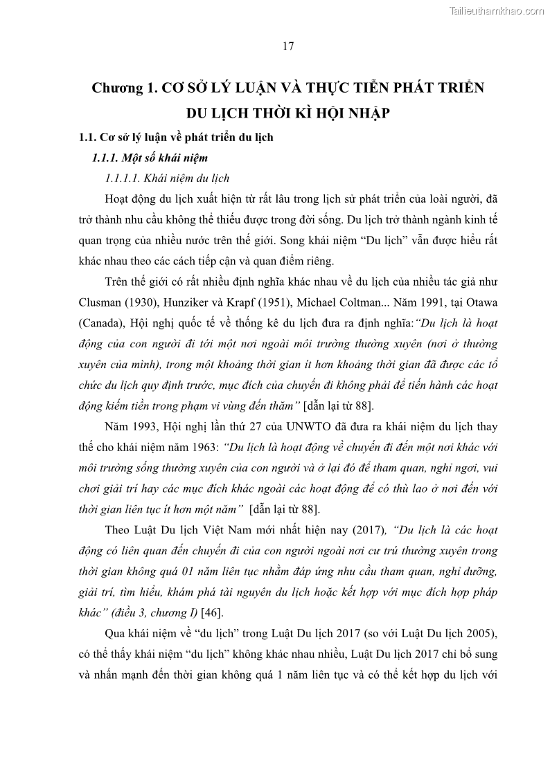 Luận án tiến sĩ địa lý học Phát triển du lịch tỉnh Tây Ninh thời kì hội nhập - 3 Trang 28