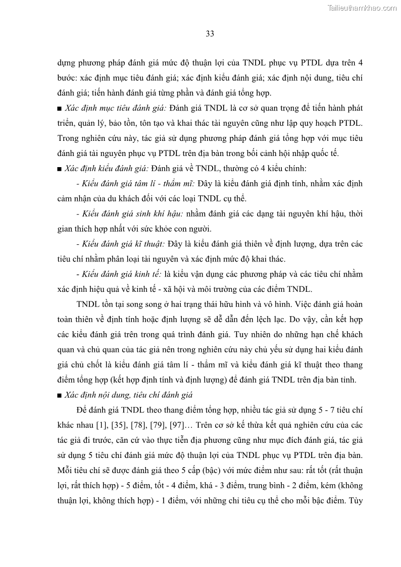 Luận án tiến sĩ địa lý học Phát triển du lịch tỉnh Tây Ninh thời kì hội nhập - 4 Trang 44