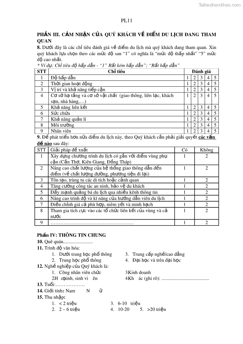 Luận án tiến sĩ địa lý Phát triển du lịch tỉnh An Giang trong liên kết Vùng phụ cận - 19 Trang 217