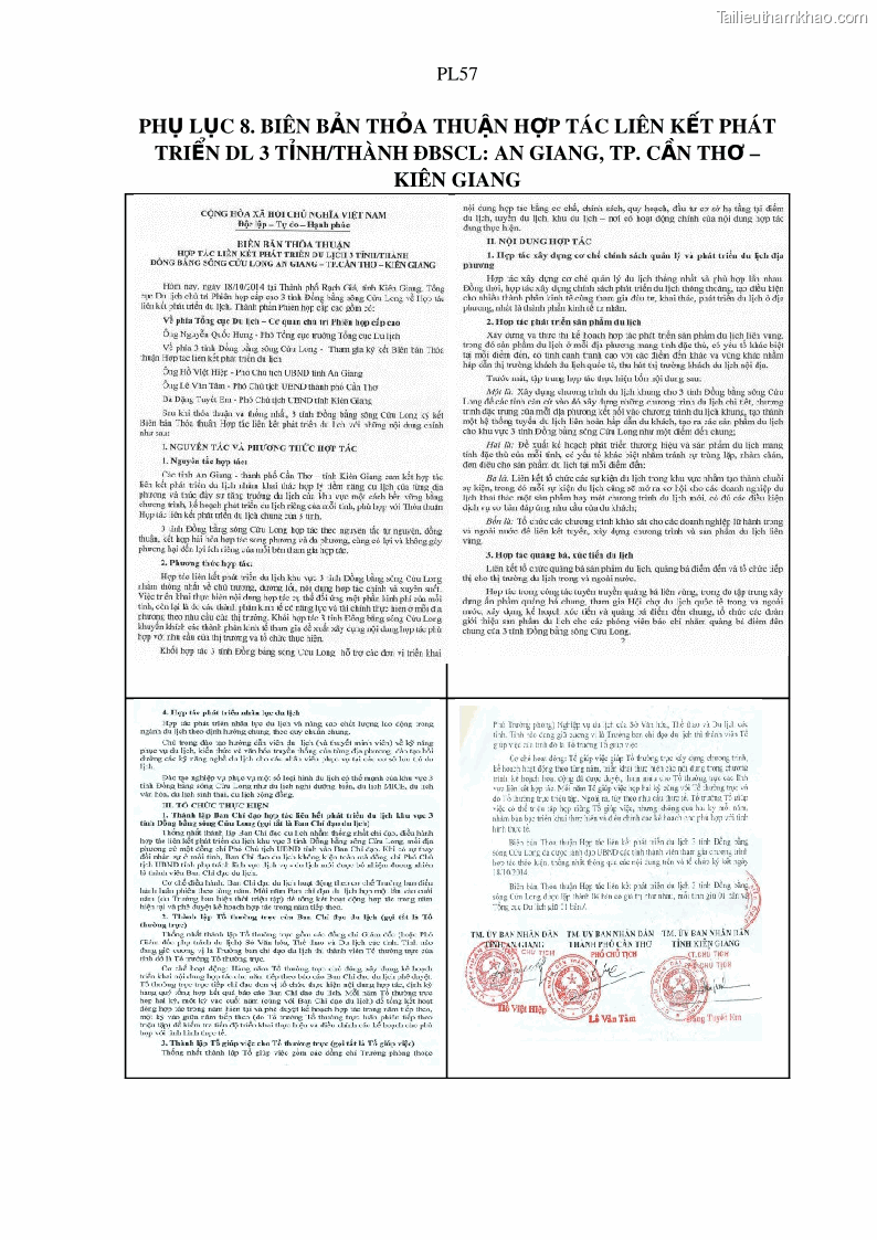 Luận án tiến sĩ địa lý Phát triển du lịch tỉnh An Giang trong liên kết Vùng phụ cận - 22 Trang 263