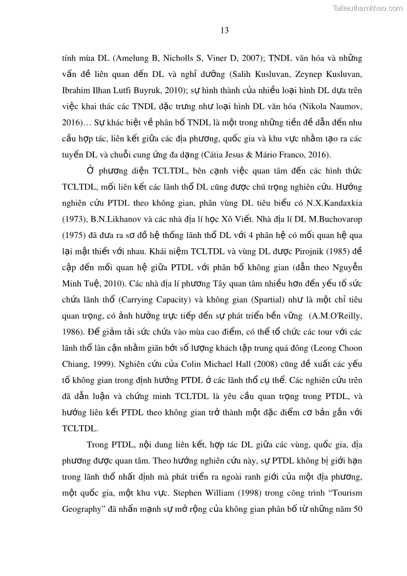 Luận án tiến sĩ địa lý Phát triển du lịch tỉnh An Giang trong liên kết Vùng phụ cận - 3 Trang 27