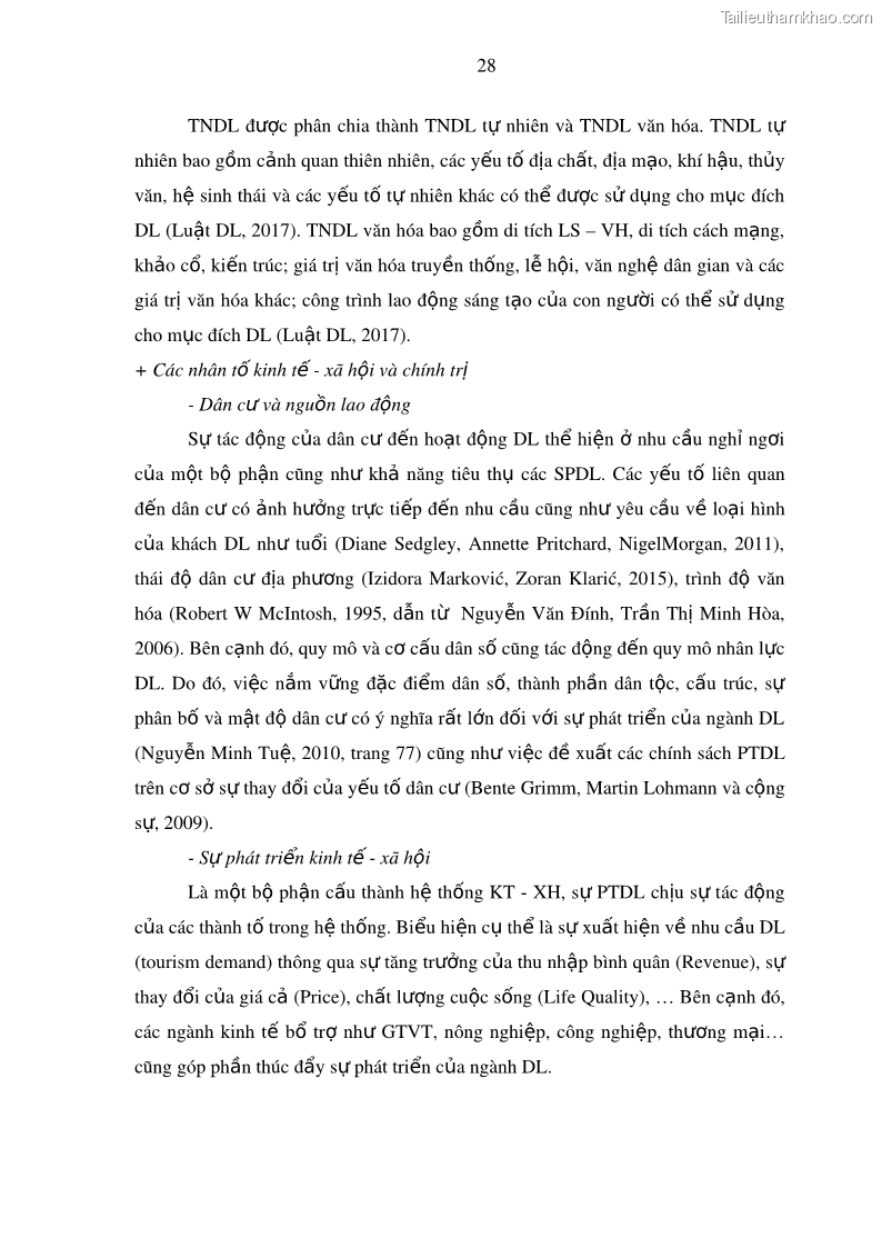 Luận án tiến sĩ địa lý Phát triển du lịch tỉnh An Giang trong liên kết Vùng phụ cận - 4 Trang 42