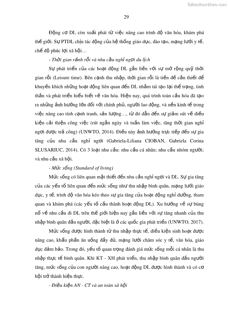 Luận án tiến sĩ địa lý Phát triển du lịch tỉnh An Giang trong liên kết Vùng phụ cận - 4 Trang 43