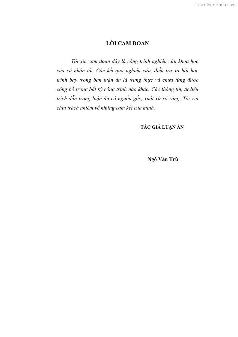 Luận án tiến sĩ Giáo dục pháp luật cho phạm nhân trong các trại giam ở Việt Nam - 1 Trang 3