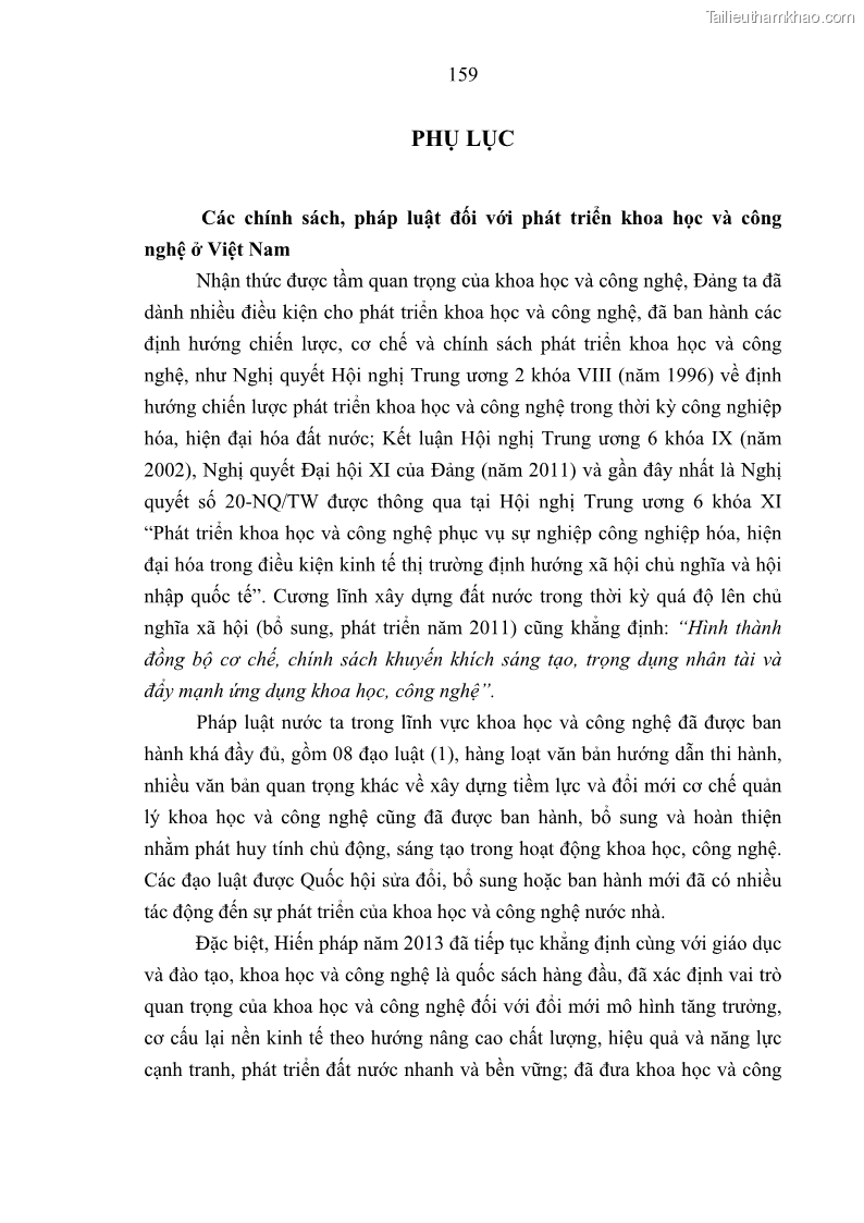 Luận án tiến sĩ Vấn đề tự do và trách nhiệm đạo đức trong hoạt động khoa học, công nghệ và bài học đối với Việt Nam hiện nay - 14 Trang 164