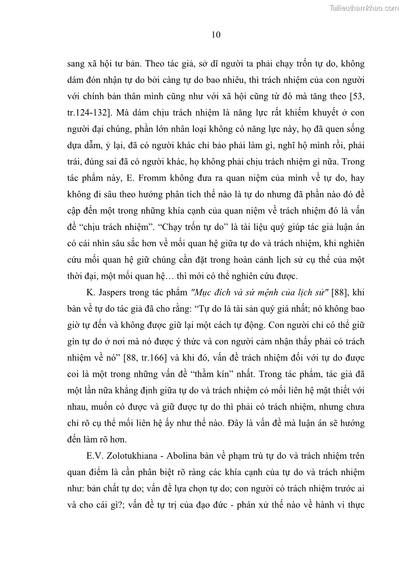 Luận án tiến sĩ Vấn đề tự do và trách nhiệm đạo đức trong hoạt động khoa học, công nghệ và bài học đối với Việt Nam hiện nay - 2 Trang 15