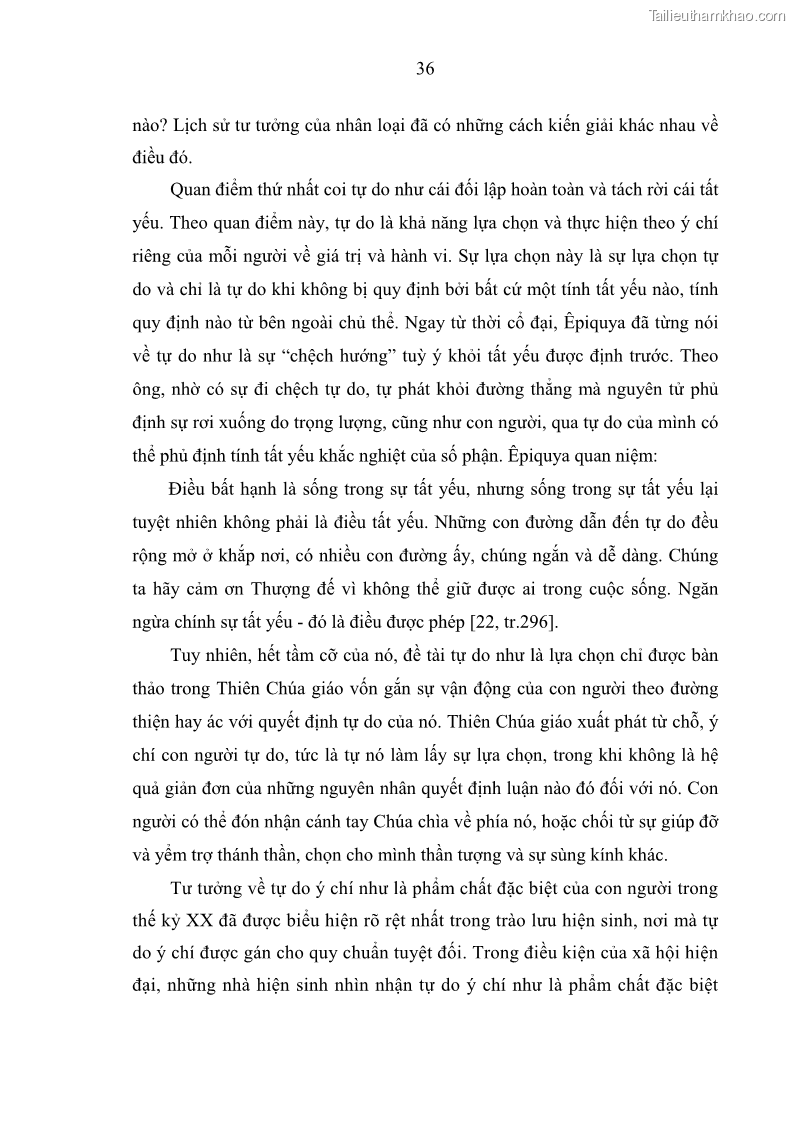 Luận án tiến sĩ Vấn đề tự do và trách nhiệm đạo đức trong hoạt động khoa học, công nghệ và bài học đối với Việt Nam hiện nay - 4 Trang 41