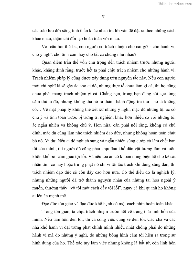 Luận án tiến sĩ Vấn đề tự do và trách nhiệm đạo đức trong hoạt động khoa học, công nghệ và bài học đối với Việt Nam hiện nay - 5 Trang 56