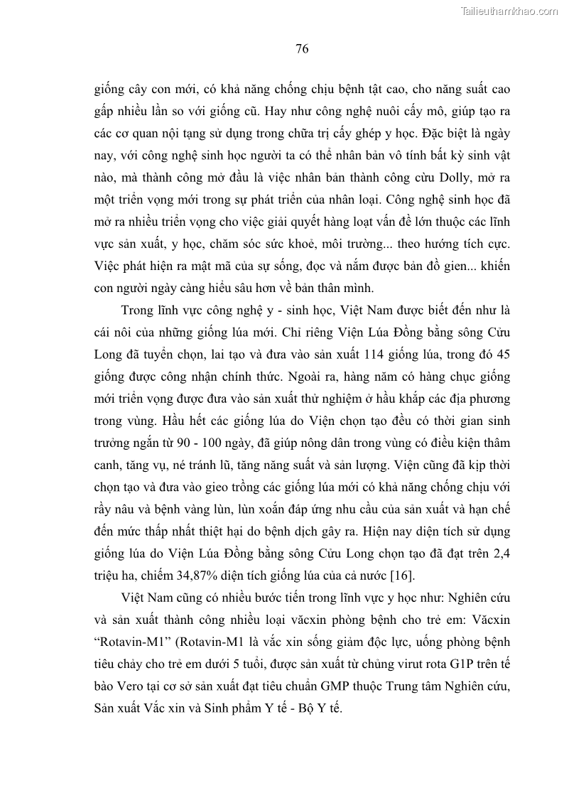 Luận án tiến sĩ Vấn đề tự do và trách nhiệm đạo đức trong hoạt động khoa học, công nghệ và bài học đối với Việt Nam hiện nay - 7 Trang 81
