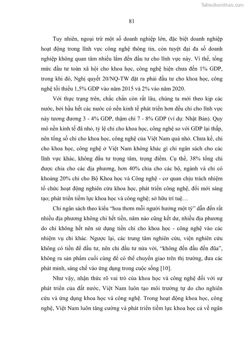 Luận án tiến sĩ Vấn đề tự do và trách nhiệm đạo đức trong hoạt động khoa học, công nghệ và bài học đối với Việt Nam hiện nay - 8 Trang 86