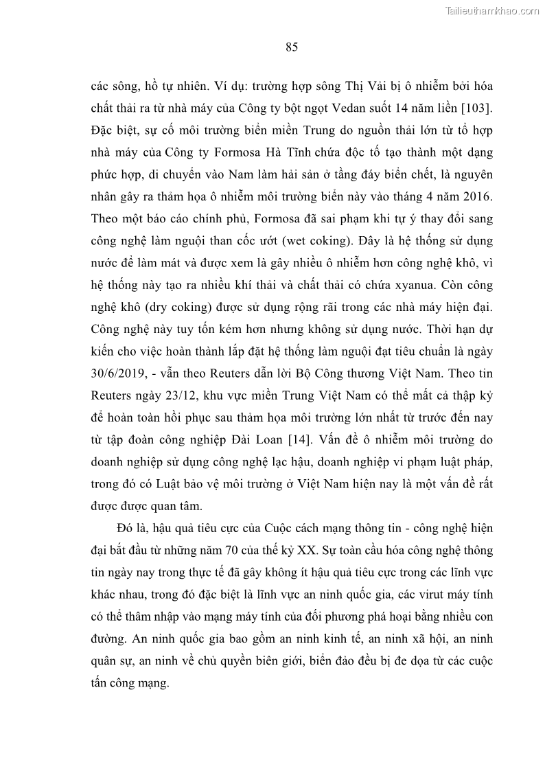 Luận án tiến sĩ Vấn đề tự do và trách nhiệm đạo đức trong hoạt động khoa học, công nghệ và bài học đối với Việt Nam hiện nay - 8 Trang 90