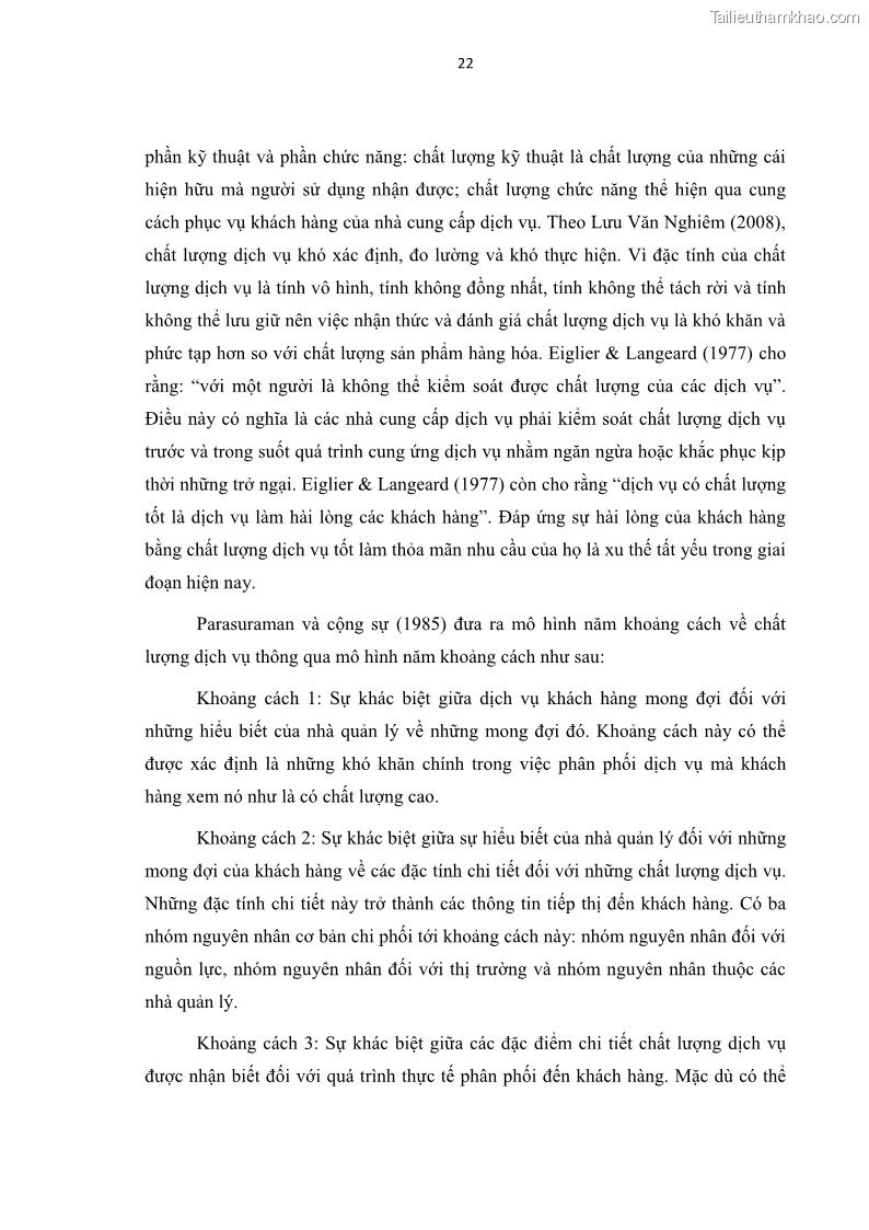 Luận văn thạc sĩ Đánh giá sự hài lòng của du khách đối với chất lượng dịch vụ du lịch tại thành phố Nha Trang - 3 Trang 34