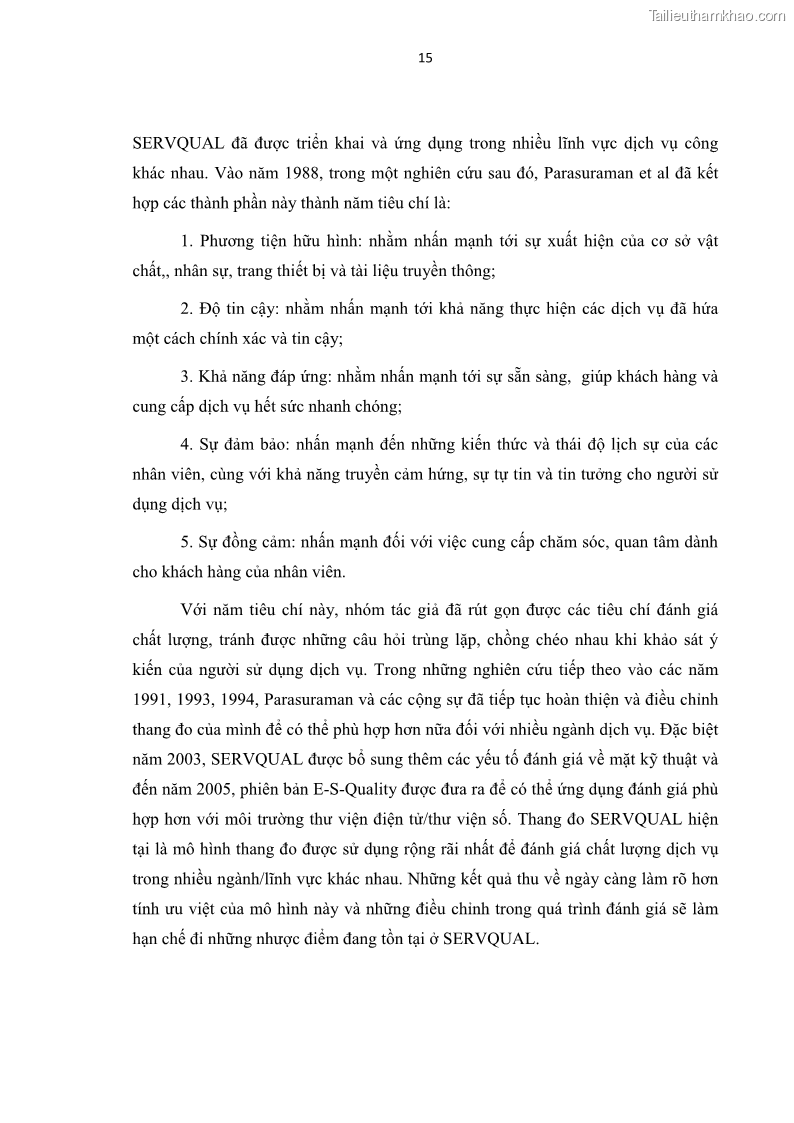 Luận văn thạc sĩ Đánh giá sự hài lòng của du khách đối với chất lượng dịch vụ du lịch tại thành phố Nha Trang - 3 Trang 27