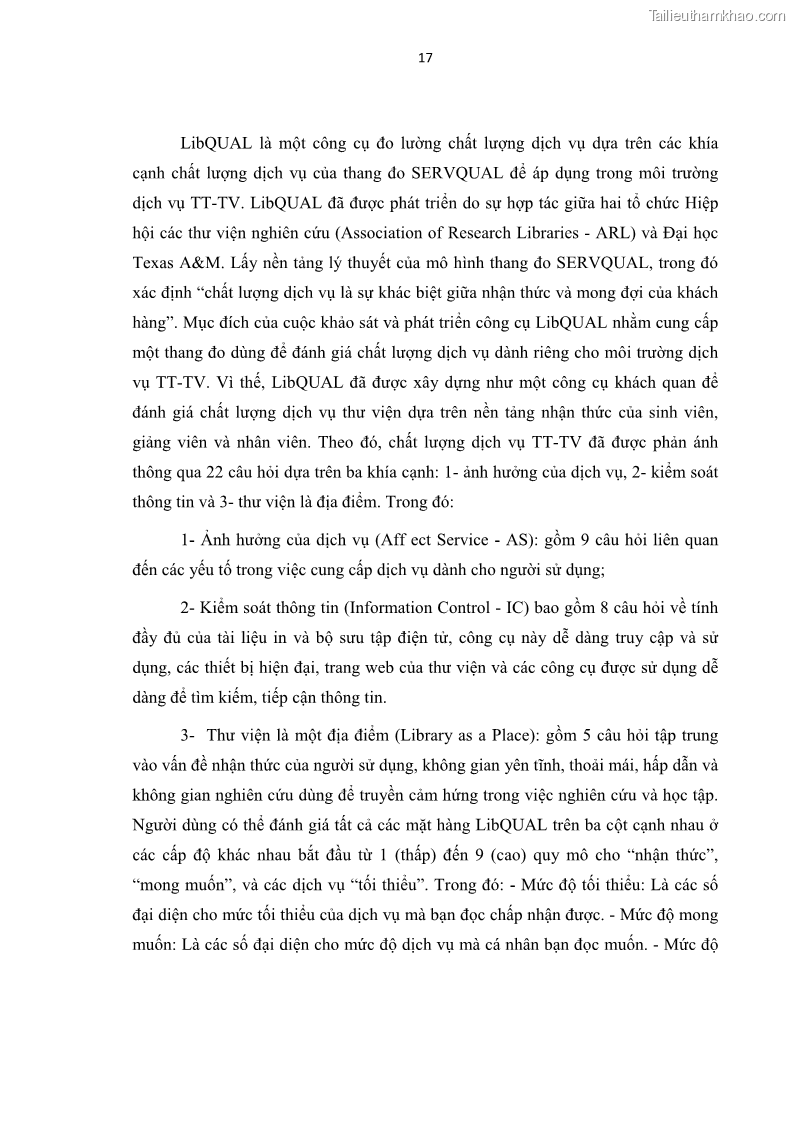 Luận văn thạc sĩ Đánh giá sự hài lòng của du khách đối với chất lượng dịch vụ du lịch tại thành phố Nha Trang - 3 Trang 29