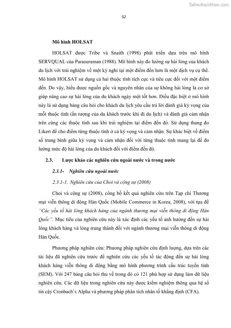 Luận văn thạc sĩ Đánh giá sự hài lòng của du khách đối với chất lượng dịch vụ du lịch tại thành phố Nha Trang - 4 Trang 44