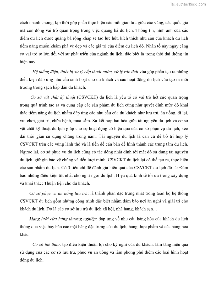 Luận văn thạc sĩ địa lý học Phát triển các loại hình du lịch huyện đảo Phú Quốc tỉnh Kiên Giang theo hướng bền vững - 2 Trang 24