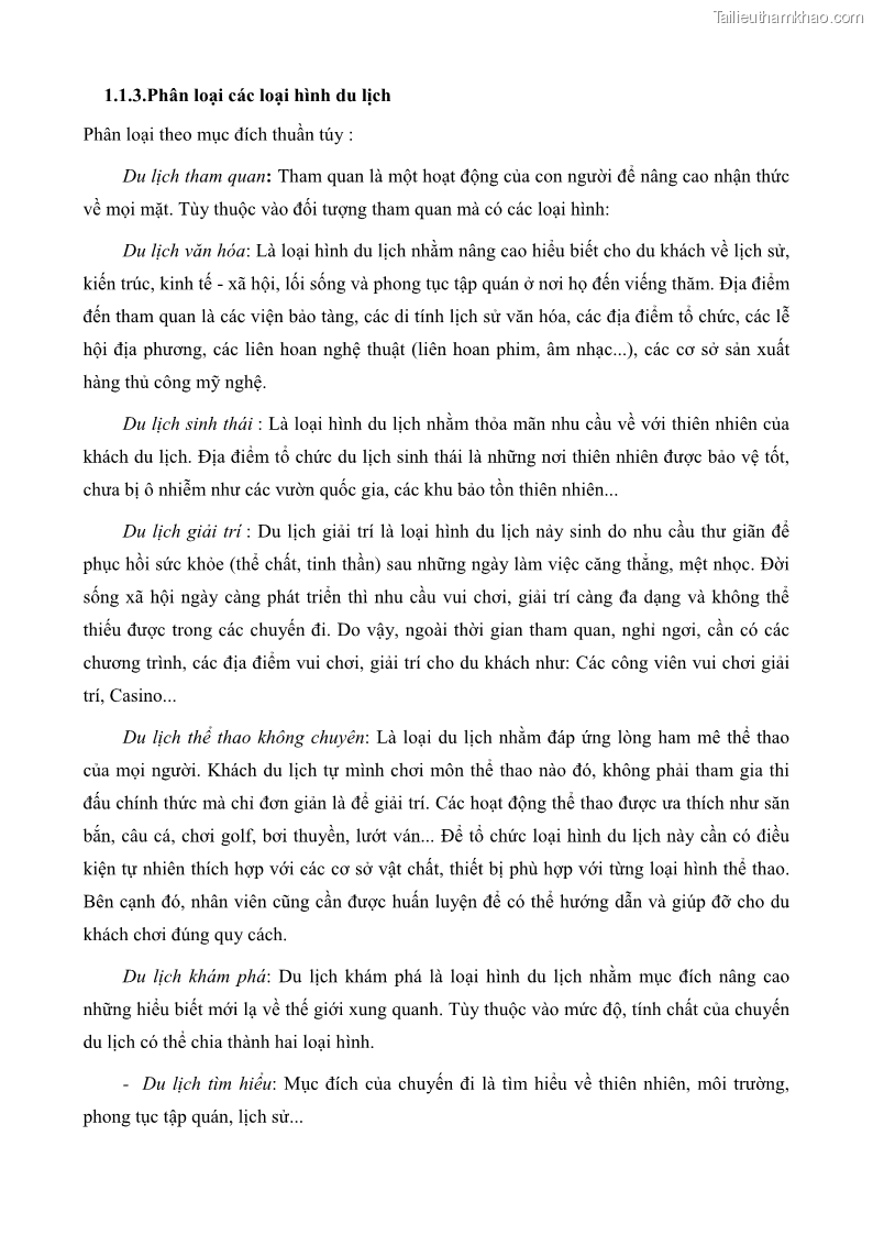 Luận văn thạc sĩ địa lý học Phát triển các loại hình du lịch huyện đảo Phú Quốc tỉnh Kiên Giang theo hướng bền vững - 2 Trang 15