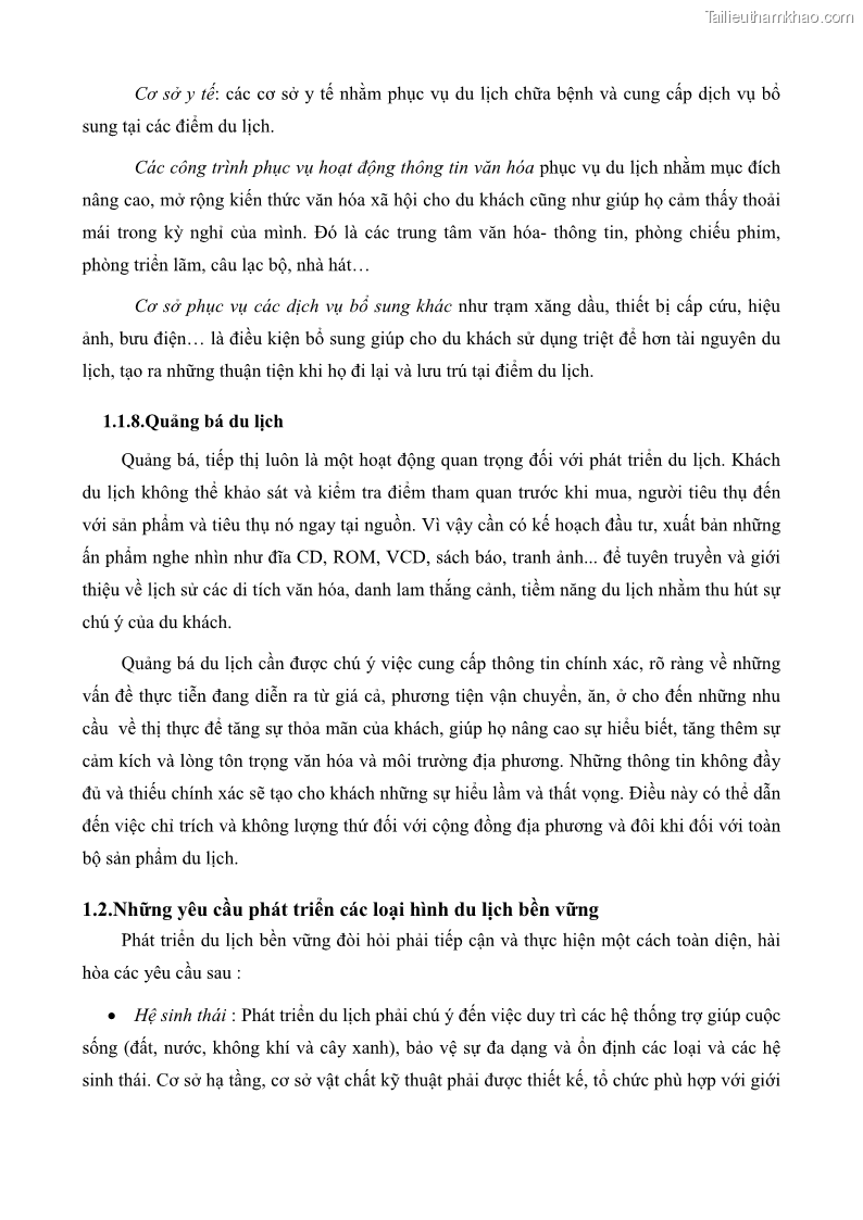 Luận văn thạc sĩ địa lý học Phát triển các loại hình du lịch huyện đảo Phú Quốc tỉnh Kiên Giang theo hướng bền vững - 3 Trang 25