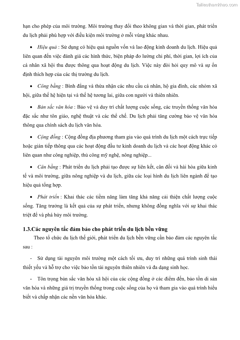 Luận văn thạc sĩ địa lý học Phát triển các loại hình du lịch huyện đảo Phú Quốc tỉnh Kiên Giang theo hướng bền vững - 3 Trang 26