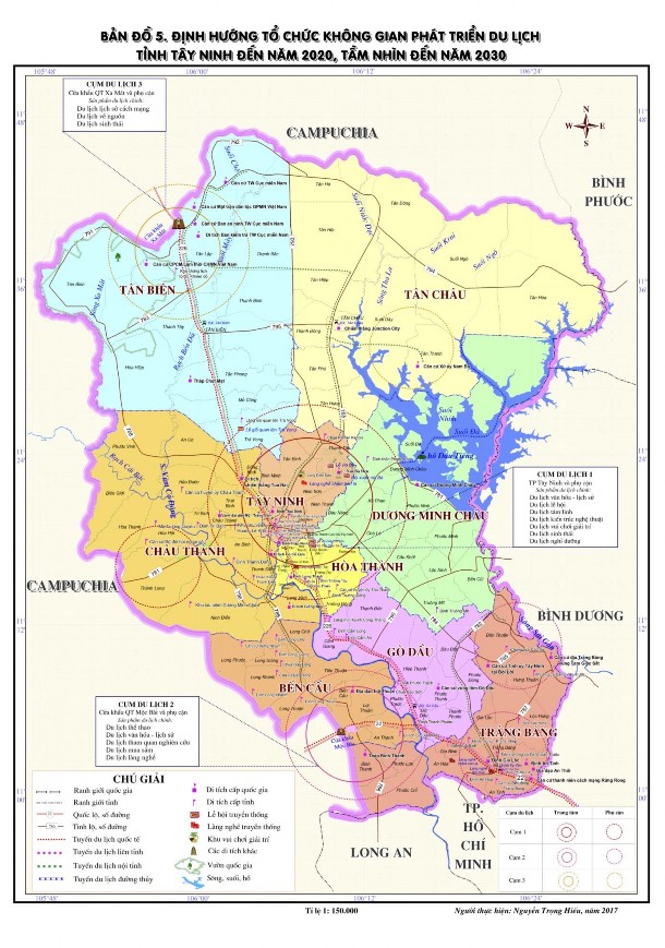 ■ Định hướng tổ chức không gian phát triển du lịch theo cụm Định hướng 1