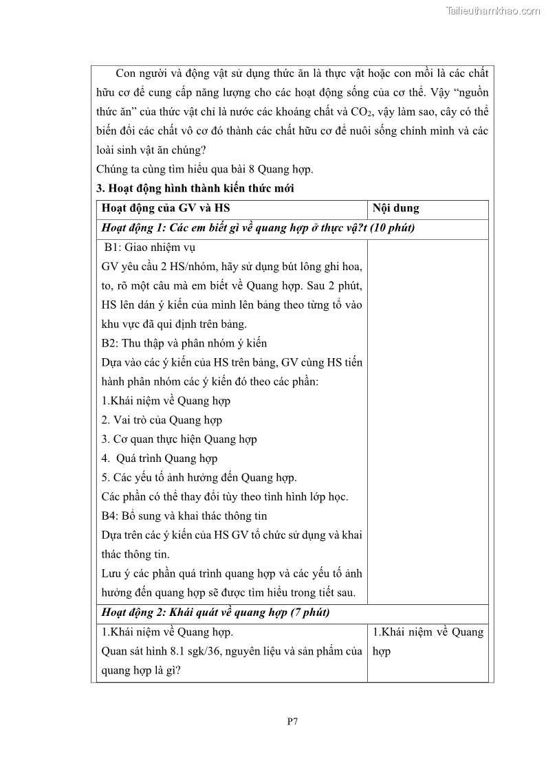 Luận án tiến sĩ khoa học giáo dục Rèn luyện cho sinh viên đại học sư phạm kĩ năng đánh giá quá trình trong dạy học sinh học ở trường phổ thông - 13 Trang 147