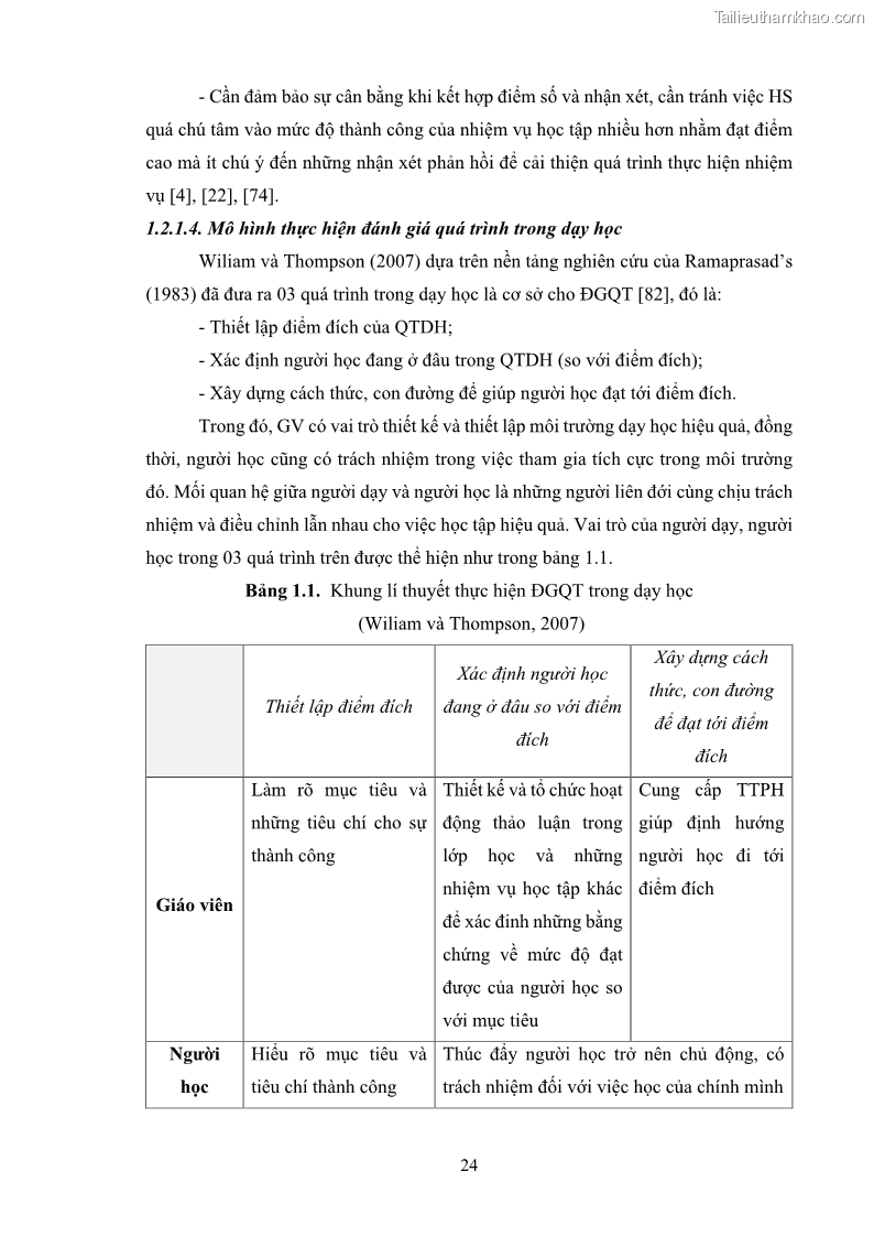 Luận án tiến sĩ khoa học giáo dục Rèn luyện cho sinh viên đại học sư phạm kĩ năng đánh giá quá trình trong dạy học sinh học ở trường phổ thông - 3 Trang 35