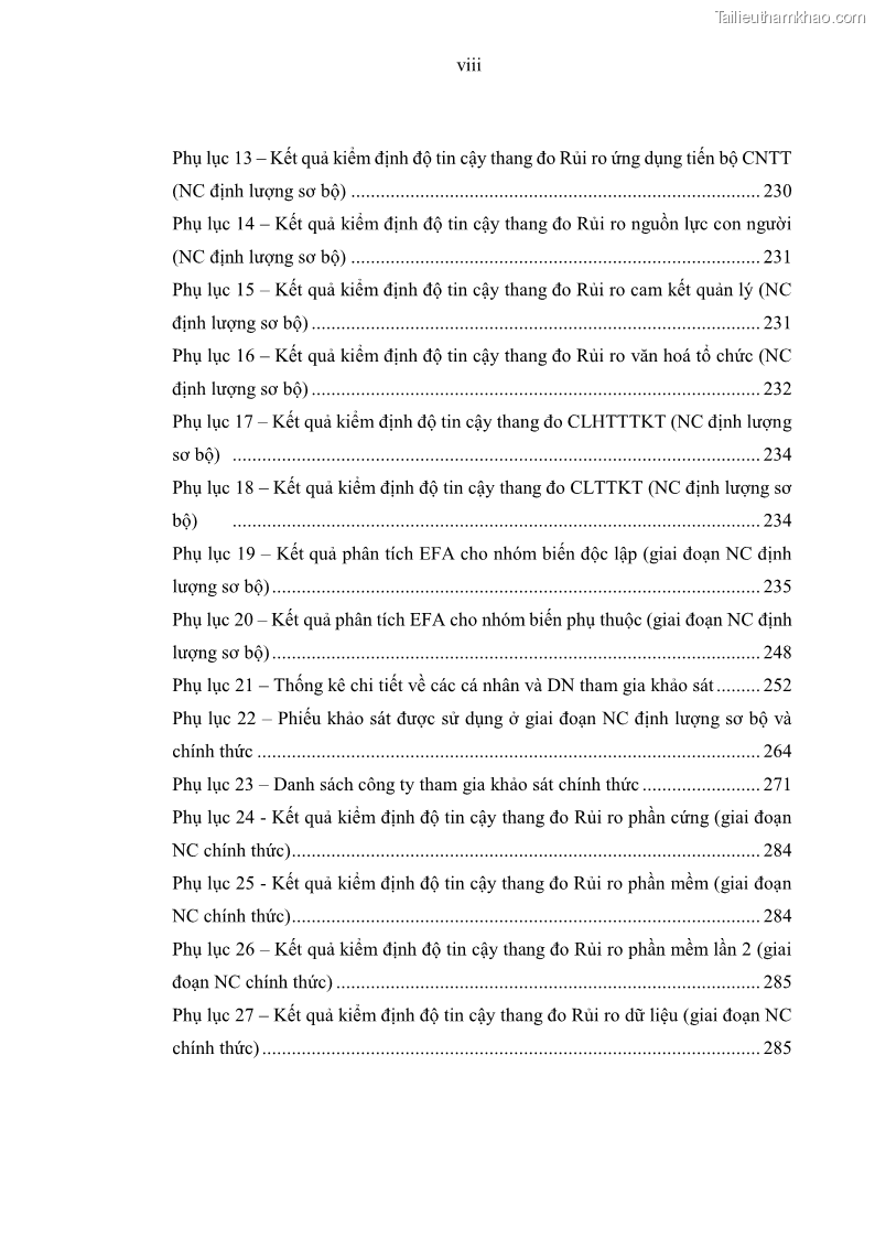 Luận án tiến sĩ kinh tế Ảnh hưởng của rủi ro công nghệ thông tin đến chất lượng thông tin kế toán trong các doanh nghiệp tại Việt Nam - 1 Trang 10