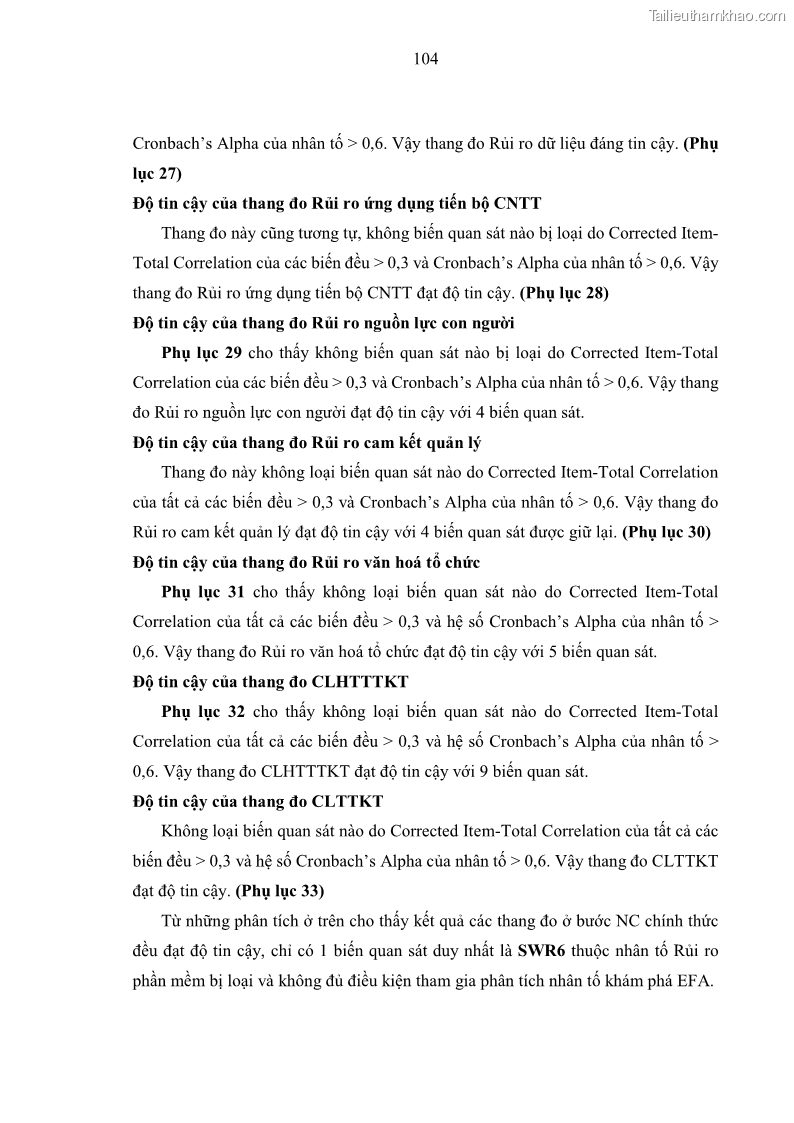Luận án tiến sĩ kinh tế Ảnh hưởng của rủi ro công nghệ thông tin đến chất lượng thông tin kế toán trong các doanh nghiệp tại Việt Nam - 11 Trang 122