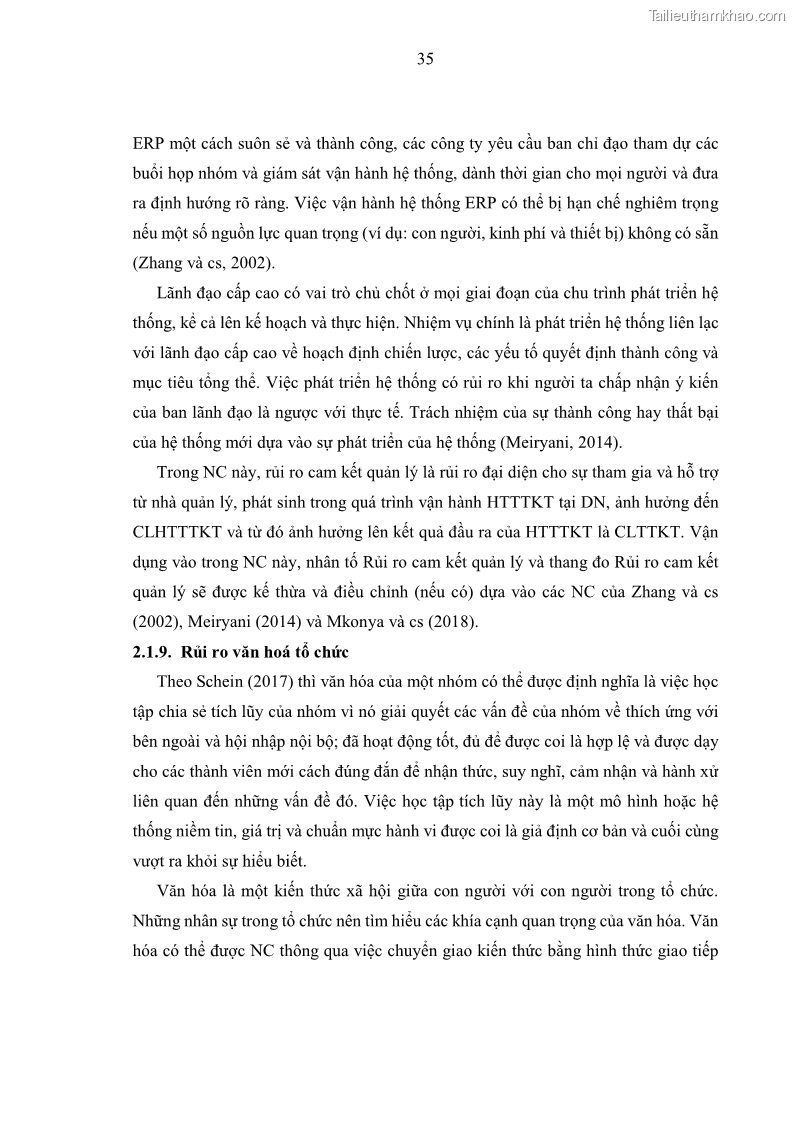 Luận án tiến sĩ kinh tế Ảnh hưởng của rủi ro công nghệ thông tin đến chất lượng thông tin kế toán trong các doanh nghiệp tại Việt Nam - 5 Trang 53