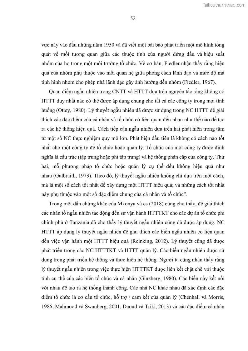 Luận án tiến sĩ kinh tế Ảnh hưởng của rủi ro công nghệ thông tin đến chất lượng thông tin kế toán trong các doanh nghiệp tại Việt Nam - 6 Trang 70