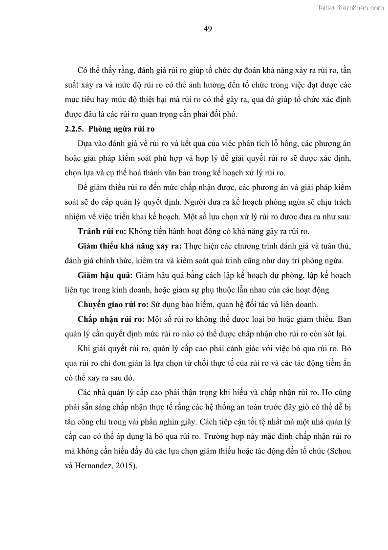 Luận án tiến sĩ kinh tế Ảnh hưởng của rủi ro công nghệ thông tin đến chất lượng thông tin kế toán trong các doanh nghiệp tại Việt Nam - 6 Trang 67
