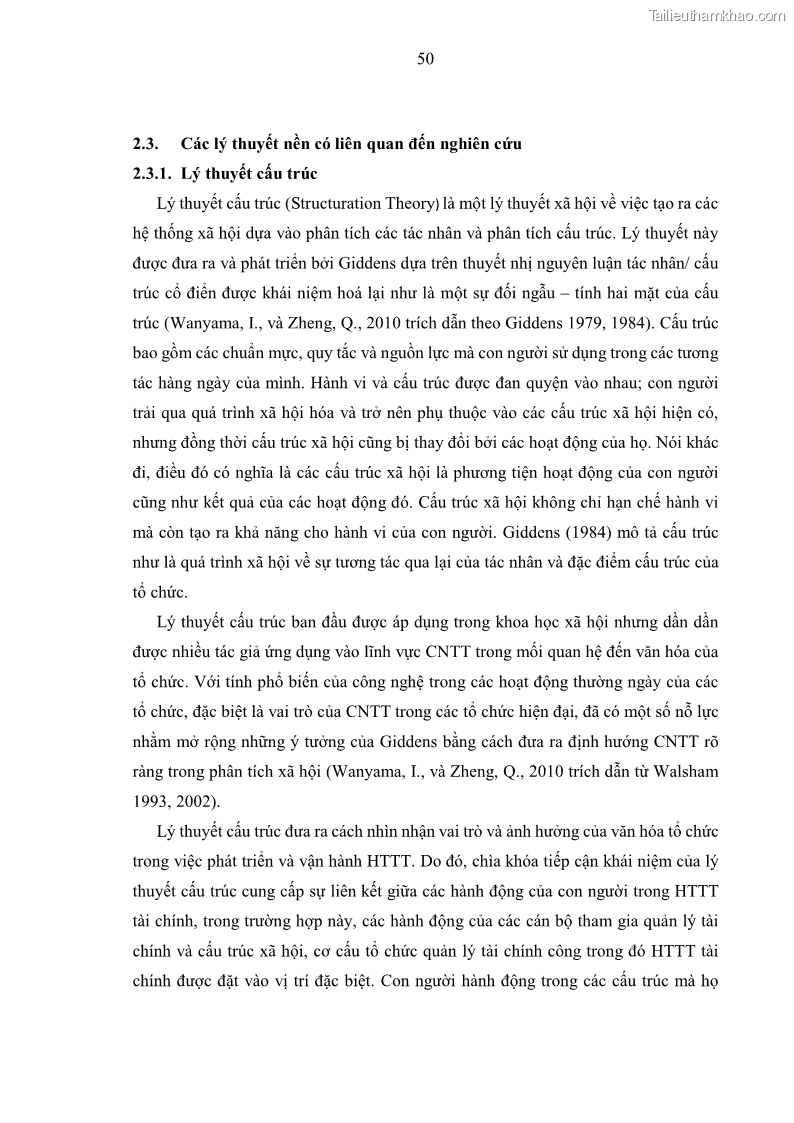 Luận án tiến sĩ kinh tế Ảnh hưởng của rủi ro công nghệ thông tin đến chất lượng thông tin kế toán trong các doanh nghiệp tại Việt Nam - 6 Trang 68