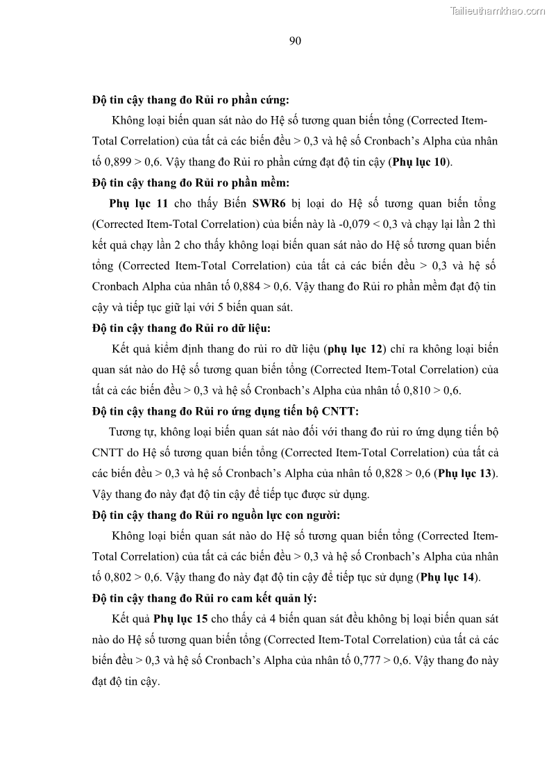 Luận án tiến sĩ kinh tế Ảnh hưởng của rủi ro công nghệ thông tin đến chất lượng thông tin kế toán trong các doanh nghiệp tại Việt Nam - 9 Trang 108