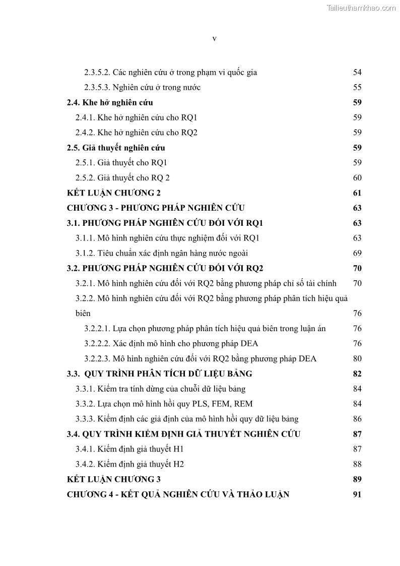 Luận án tiến sĩ kinh tế Ảnh hưởng của thâm nhập ngân hàng nước ngoài đến cạnh tranh và hiệu quả của các NHTM Việt Nam - 1 Trang 7