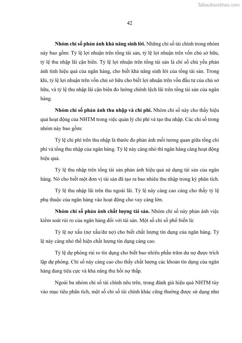 Luận án tiến sĩ kinh tế Ảnh hưởng của thâm nhập ngân hàng nước ngoài đến cạnh tranh và hiệu quả của các NHTM Việt Nam - 5 Trang 58