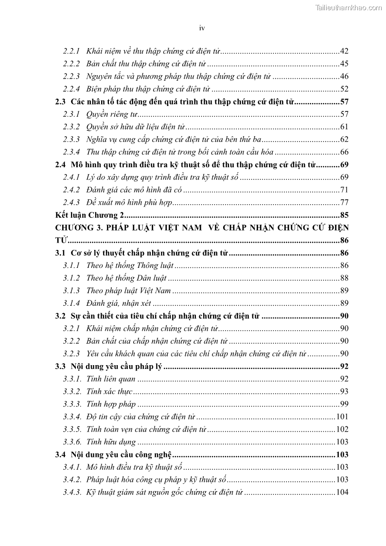 Luận án tiến sĩ luật Pháp luật Việt Nam về chứng cứ điện tử - 1 Trang 5