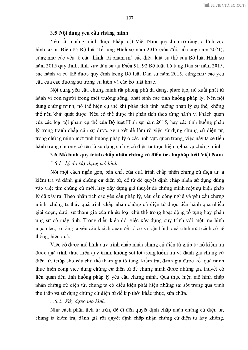 Luận án tiến sĩ luật Pháp luật Việt Nam về chứng cứ điện tử - 10 Trang 117