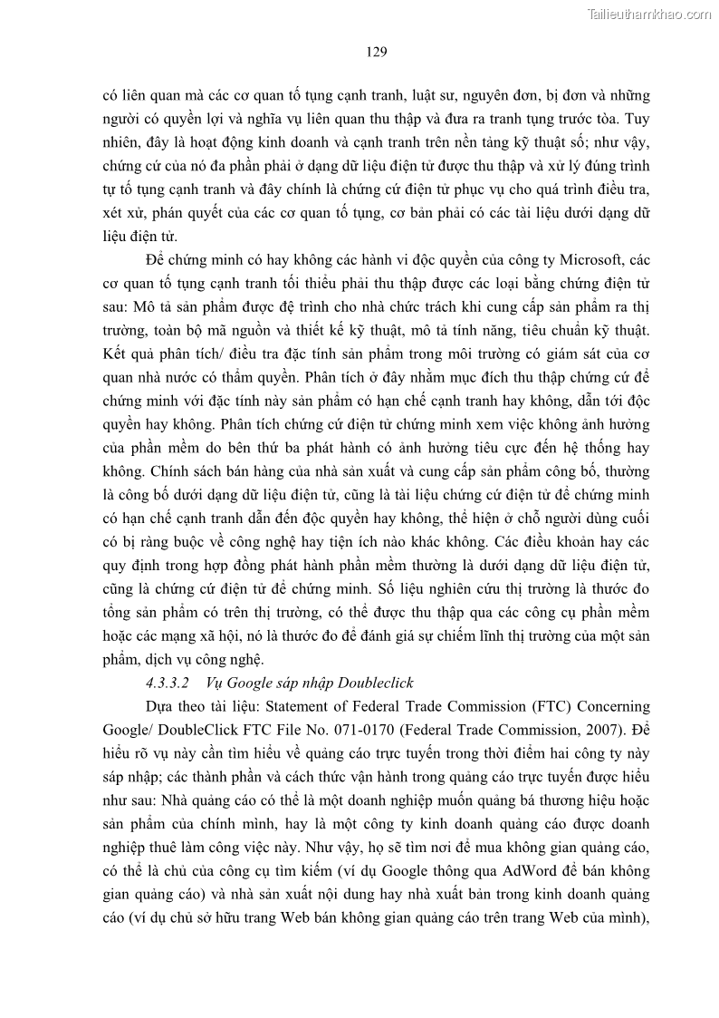 Luận án tiến sĩ luật Pháp luật Việt Nam về chứng cứ điện tử - 12 Trang 139