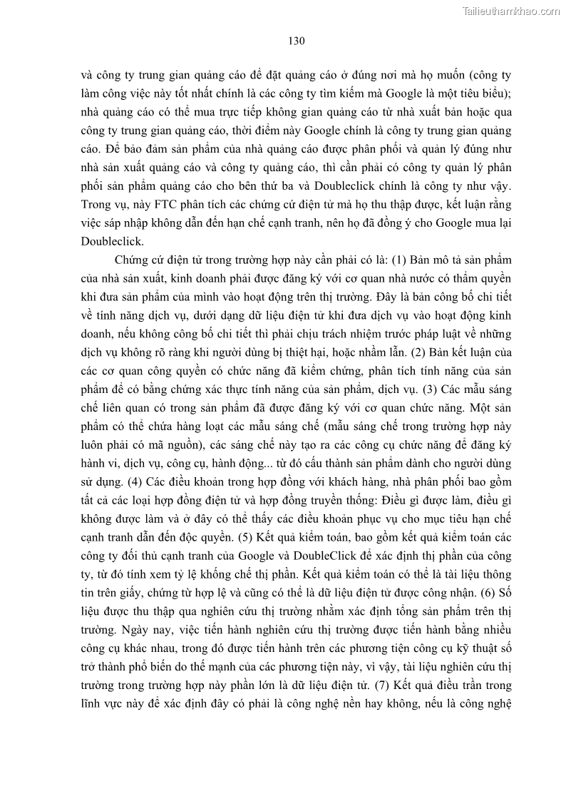 Luận án tiến sĩ luật Pháp luật Việt Nam về chứng cứ điện tử - 12 Trang 140