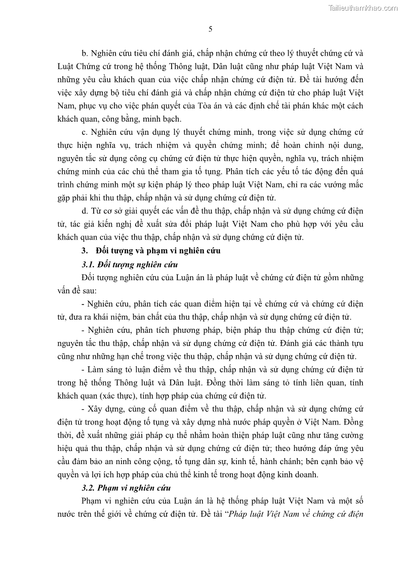Luận án tiến sĩ luật Pháp luật Việt Nam về chứng cứ điện tử - 2 Trang 15