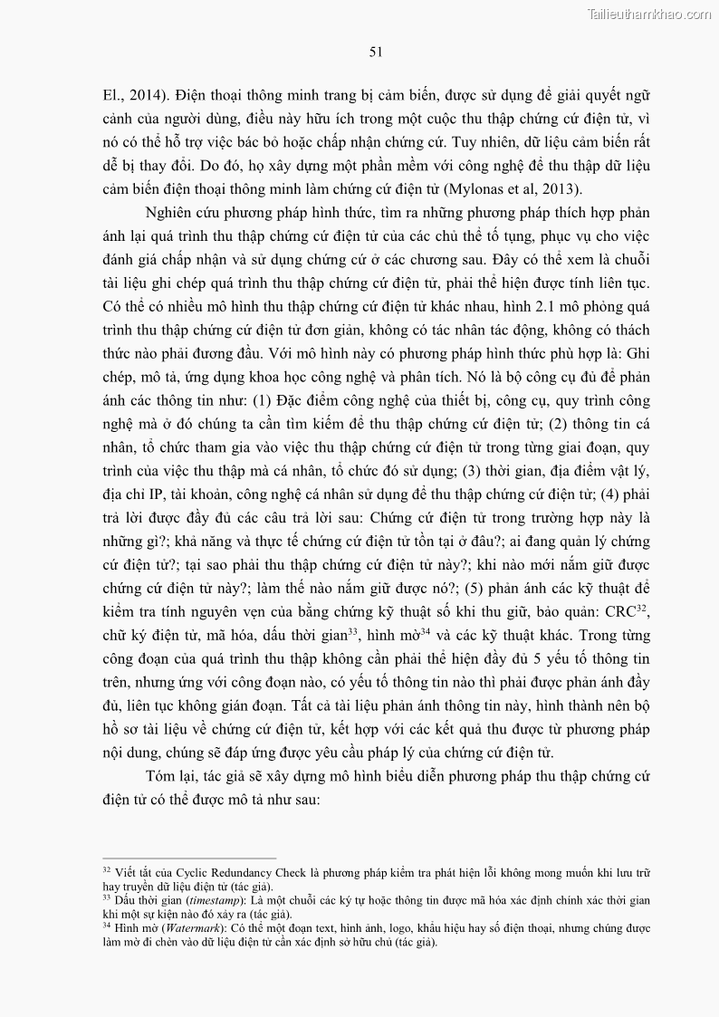 Luận án tiến sĩ luật Pháp luật Việt Nam về chứng cứ điện tử - 6 Trang 61