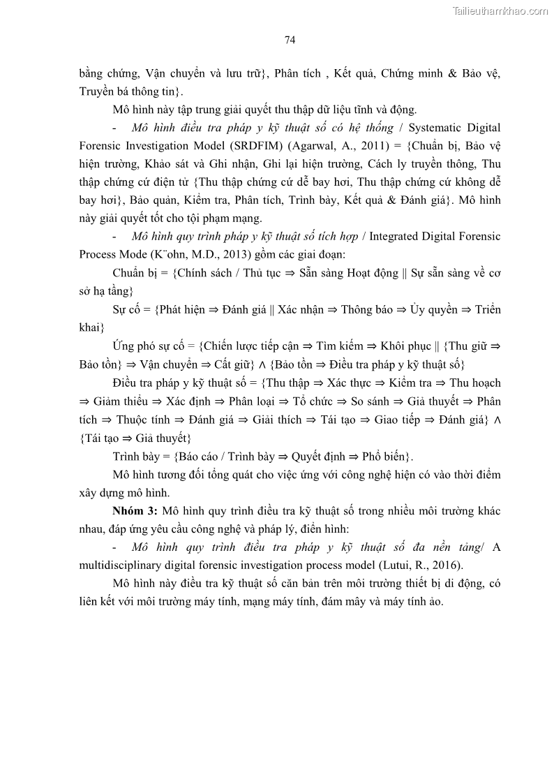 Luận án tiến sĩ luật Pháp luật Việt Nam về chứng cứ điện tử - 7 Trang 84